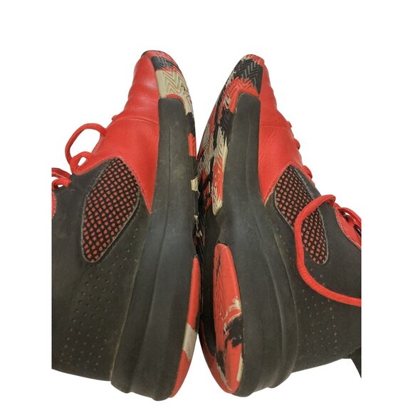 Under Armour 3023533 Lockdown 5 Youth size 5Y Red Black Mesh Basketball sneakers - Picture 6 of 8